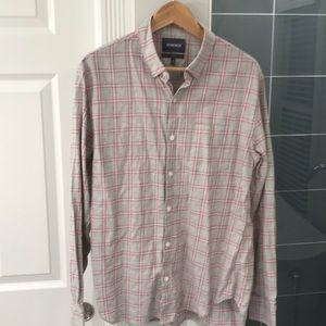 Bonobos Casual Button Down Shirt Large Slim Fit